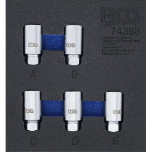 Suport organizator pentru cărucior 1/6: Set chei desfăcut antifurt pentru Tesla 5 piese - Img 1