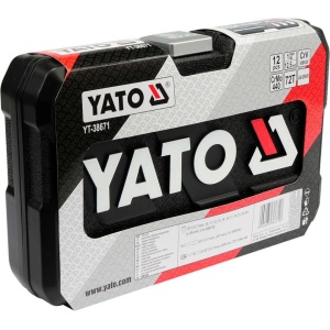 Trusa chei tubulare, antrenare 1/2", 12 piese, Yato YT-38671 - Img 5