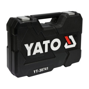 Trusa cu tubulare recomandata pentru ateliere de lucru, antrenare 1/2", 25 piese, Yato YT-38741 - Img 3