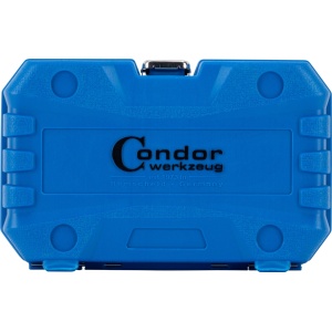Trusa tubulare bi-hexagon 8-36 mm, antrenare 1/2", 21 piese, Condor 1021 - Img 3