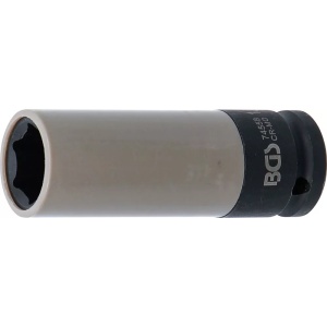 Tubulara de impact 18,5 mm cu protectie pentru jante din aliaj, actionare 1/2", BGS 74558