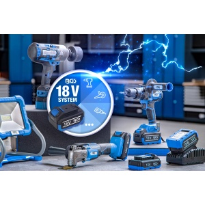 Unealtă multifuncţională cu acumulator fără perii 18 V fără acumulator, BGS 7376 - Img 2