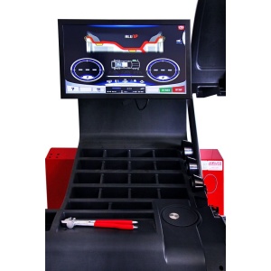 Aparat de echilibrat roti pentru autoturisme si autoutilitare usoare, Corghi 9580C Plus Laserline, 0-21109586 - Img 8