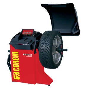 Aparat de echilibrat roti pentru autoturisme si autoutilitare usoare, Corghi Compactline EM9250, 0-21192500/00-16 - Img 1