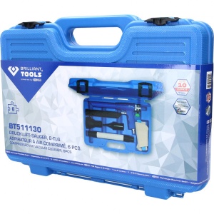 Aspirator cu aer comprimat, 6 piese, Brilliant Tools BT511130 - Img 3