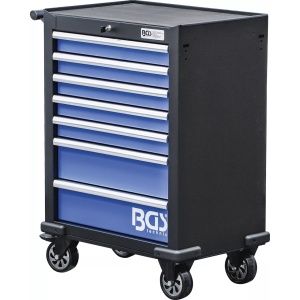 Banc de scule pentru atelier cu 7 sertare echipat cu 263 piese, BGS 4207 - Img 7