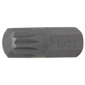 Bit cu dinţi multipli M12, Spline (XZN), lungime30mm, antrenare 3/8", BGS 4854