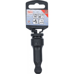 Bit de impact Inbus cu cap sferic 15 mm, lungime 75 mm, antrenare 1/2", BGS 5488-15 - Img 2