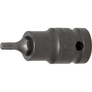 Bit de impact Torx T25, lungime 55mm, antrenare cu tubulara 1/2", BGS 5370