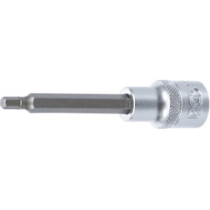Bit Imbus 5 mm, lungime 100mm, antrenare cu tubulara 1/2", BGS 4260
