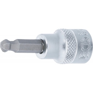 Bit Imbus 6mm cu cap sferic, antrenare cu tubulara 3/8'', BGS 5114