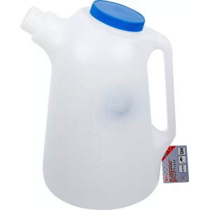 Cana pentru completare ulei cu racord flexibil şi capac, capacitate 8 litri, BGS 9570 - Img 4