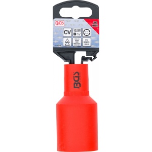 Cap cheie tubulara de impact VDE hexagon, 12,5 mm (1/2"), 30 mm, BGS 72080 - Img 3