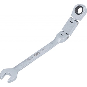 Cheie combinata cu clichet 10 mm dublu articulata, BGS 6170