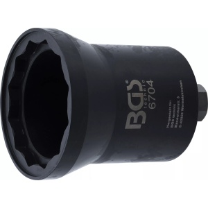 Cheie tubulara 95 mm in 12 colţuri pentru piuliţe de axa autocamioane Mercedes-Benz, BGS 6704 - Img 1