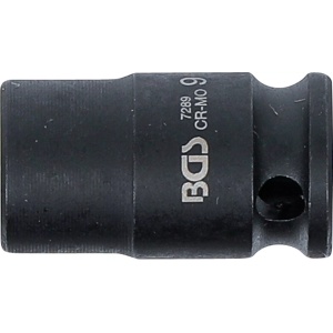 Cheie tubulară de impact, 6 colțuri, 6,3 mm (1/4"), 9 mm, B-7289 - Img 3