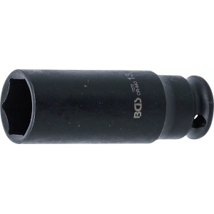 Cheie tubulară de impact, 6 colțuri, lungă, 6,3 mm (1/4"), 13 mm, B-7272 - Img 1