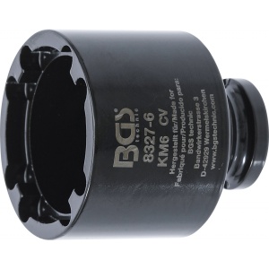 Cheie tubulara pentru piulite canelate KM6, BGS 8327-6