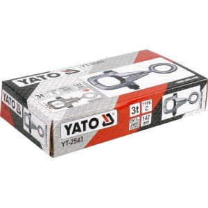 Clema de tras pentru lucrari de tinichigerie tip C, dimensiuni 35x15 mm, Yato YT-2543 - Img 3