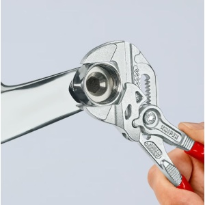 Cleste cu laturi de strângere parelele, cromat, lungime 180 mm, Knipex 8603180 - Img 3
