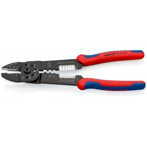 Cleste de sertizat 0,5 – 6,0 mm², manşoane multicomponent, lungime 240 mm, Knipex 9732240 - Img 3
