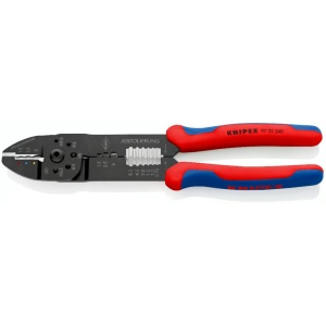 Cleste de sertizat cu manşoane multicomponent, lungime 240 mm, Knipex 9722240 - Img 1