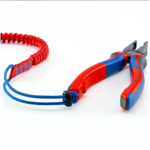 Cleste patent combinat vopsit negru cu manşoane multicomponent, lungime 180 mm, Knipex 302180 - Img 3