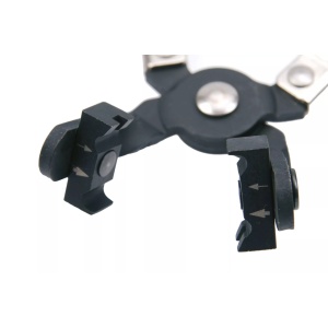 Cleste pentru coliere de furtun, capete rotative, 190mm, BGS 471 - Img 2
