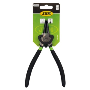 Cleşte seeger exterior vârf curbat 7" 180mm, JBM 51020 - Img 2
