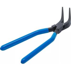 Cleste special pentru lucrari de tinichigerie cu falci indoite la 45', lungime totala 280mm, BGS 6161 - Img 2
