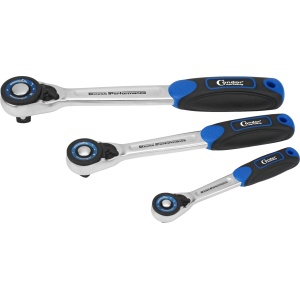 Clicket reversibil, antrenare 1/4" 72 dinti, lungime 140 mm, Condor 1218-1 - Img 4