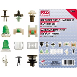 Clipsuri pentru tapiterie : Volkswagen, Audi, 160-piese, BGS 9044
