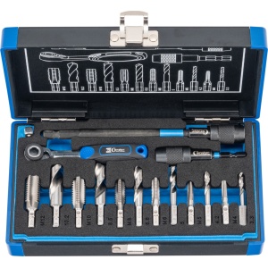 Condor 39602 Set de burghie elicoidale hexagonale, act. 1/4", M4-12, 16 buc. - Img 1