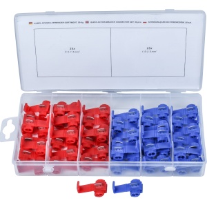 Conectori pentru cabluri electrice 0.5-1.5 mm, 1.5-2.5 mm, 50-piese, Condor 9195