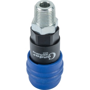 Cuplare rapidă cu aer comprimat, deblocare de siguranță în 2 trepte, 3/8" în exterior, Condor 8054 - Img 2