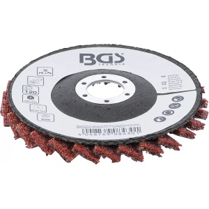 Disc şlefuire evantai Pâslă Ø 125 mm Granulaţie 120 - Img 3