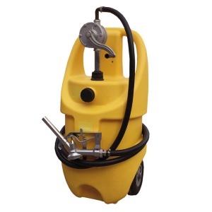 Instalatie de alimentare motorina cu pompa manuala, cu furtun de alimentare si pistol manual, debit 30litri/min, capacitate rezervor 68litri, greutate 11Kg, Apac 1770.DLM