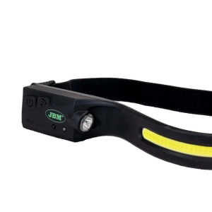 Lampa de lucru frontala cu prindere pe cap, LED-uri XPE 90lm, COB 350lm, JBM 54004 - Img 2