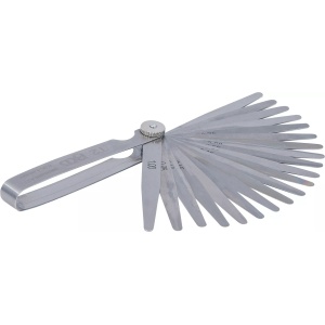 Lera pentru determinare distanta / joc, 0,05 - 1,0 mm, trepte de 0,05 mm, 20 lame , BGS 3083 - Img 2