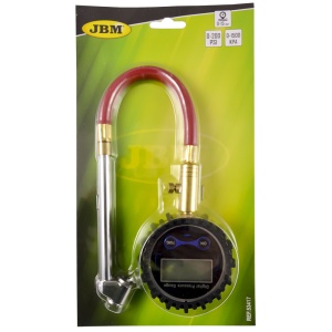Manometru digital pentru verificare presiune roti (0-15 bari), JBM 53417 - Img 2