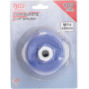 Perie de sarma rotunda M14x2, Ø 100, BGS 3994 - Img 3