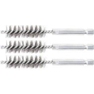 Perii oţel 14 mm, 6,3 mm (1/4") 3 piese, BGS 3078-14-S