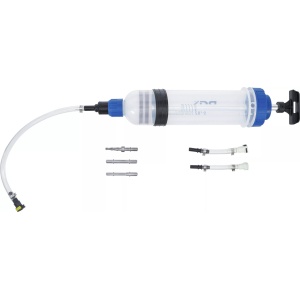 Pompa de transfer Ulei, Combustibil, Antigel cu set adaptoare, capacitate 1500 ml, BGS 9782 - Img 2