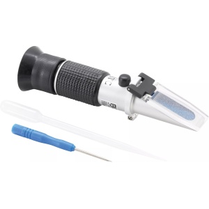 Refractometru pentru verificat densitate antigel pe baza de ethylene si propylene, ethanol, acid de baterii si alcool pentru lichid de parbriz ,Urea Ad Blue AUS32, BGS 1824 - Img 1