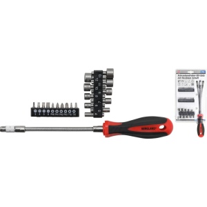 Set antrenor tip surubelnita cu tija flexibila, biti si tubulare, 31 piese, BGS DIY 20131 - Img 2