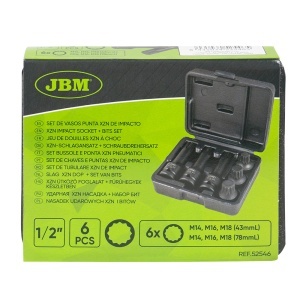 Set biti de impact Spline XZN M14, M16, M18, JBM 52546 - Img 5