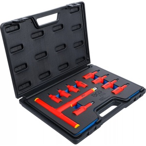 Set biţi Imbus 4 - 10 mm cu izolatie VDE, antrenare patrat interior 44993(10 mm) si 1/2(12,5 mm), 10 piese, BGS 7132 - Img 3