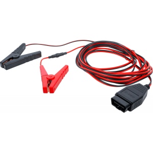 Set cabluri alimentare circuit electric pentru autoturisme, autoutilitare usoare, SUV cu mufa OBD 2 (EOBD), lungime cabluri 5 m, BGS 63313 - Img 1