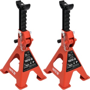 Set capre de sustinere cu capacitate max. 2 tone, 2 piese, Yato YT-17310 - Img 1