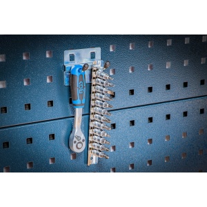 Set cârlige duble 40 mm pentru sistem dulapuri de perete 5 piese - Img 2